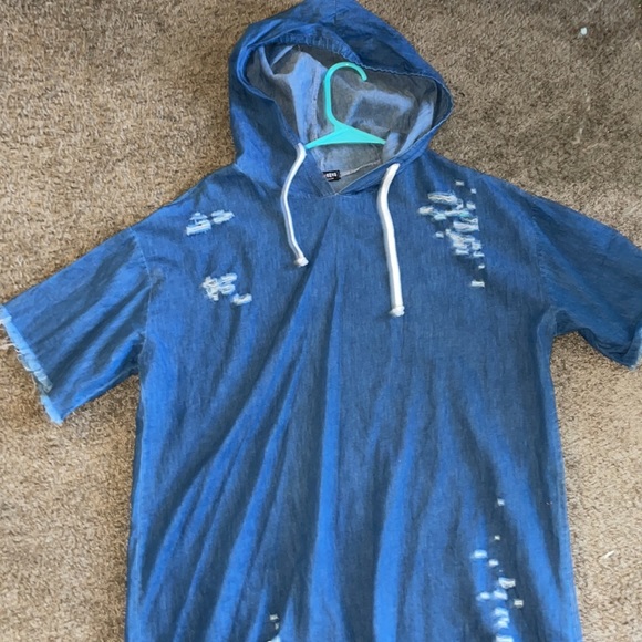 Jean hoodie dress - Picture 6 of 6